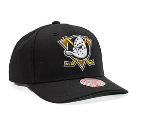 Kappe Mitchell & Ness - NHL Team Ground 2.0 Pro Snapback - Anaheim Ducks - Black