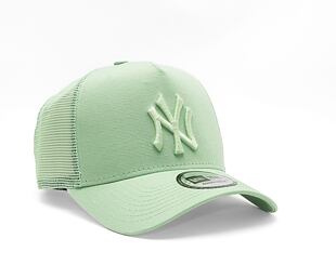 Kappe New Era 9FORTY A-Frame Trucker MLB Tonal Mesh - NY Yankees - Bright Green