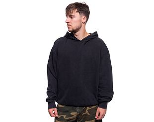 Pullover Brandit Acid Washed Oversized Hoody Black