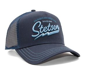 Kappe Stetson Trucker Cap American Heritage Classic Navy
