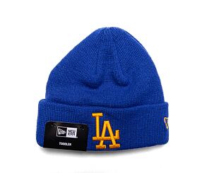 Kinder Mütze New Era MLB Kids League Essential Beanie - LA Dodgers - Blue Azure / Mellow Yello