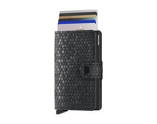 Geldbörse Secrid Miniwallet Hexagon Black