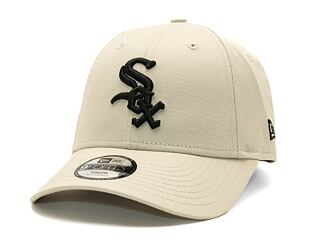 Kinder Kappe New Era 9FORTY Kids MLB League Essential Chicago White Sox - Stone / Black