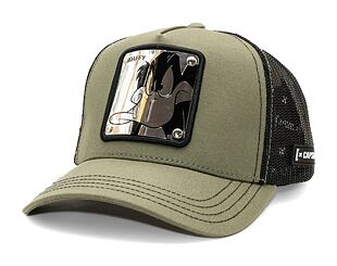 Kappe Capslab Looney Tunes Trucker - Metallic Daffy Duck - Green / Black