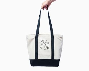 Tasche New Era MLB Premium Tote Bag - NY Yankees - Ivory / Black