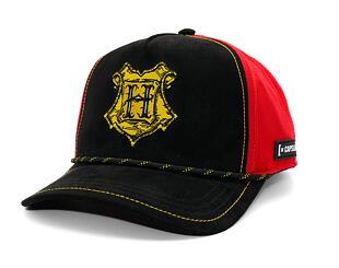 Kappe Capslab - Trucker Harry Potter - Hogwards Suede - Black/Red