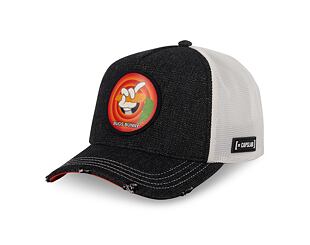 Kappe Capslab - Trucker Looney Tunes - Bugs Bunny Carrot - Denim Black