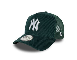 Kappe New Era - MLB Seasonal Cord 9FORTY Trucker - NY Yankees - Dark Green