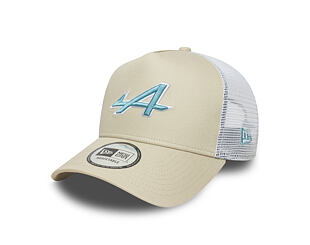Kappe New Era - F1 Seasonal POP 9FORTY Trucker - Alpine Racing - Stone