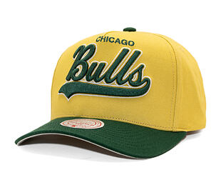 Kappe Mitchell & Ness - Harvest Gold Pro Crown - Chicago Bulls - Gold/Green