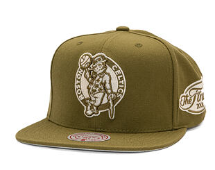Kappe Mitchell & Ness - NBA Fashion Basic Snapback - Boston Celtics - Olive