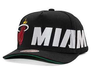 Kappe Mitchell & Ness - NBA Busted Pro - Miami Heat - Black