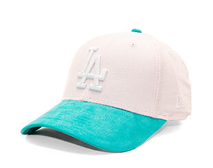 Kinder Kappe New Era - MLB Kids Cord 9FORTY - LA Dodgers - Light Pink / Mint