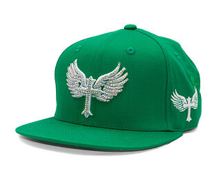 Kappe Reflection Luxury Shine Loud Snapback - Joker Grün / Weiß