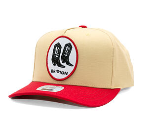 Kappe Brixton - Two Boots C Np Mp Snapback - Celestial Yellow/Red