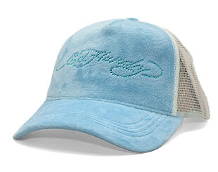 Kappe Ed Hardy - Diamante Velour 5 Panel Trucker Cap