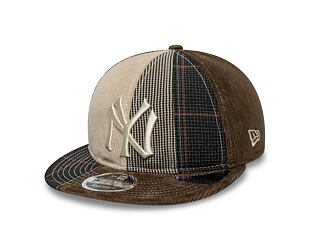 Kappe New Era - MLB IMAGE DROP Patchwork 9FIFTY Retro Crown - NY Yankees - Brown
