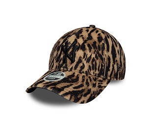 Damen Kappe New Era - MLB Ocelot Print 9FORTY - NY Yankees - Black / Brown