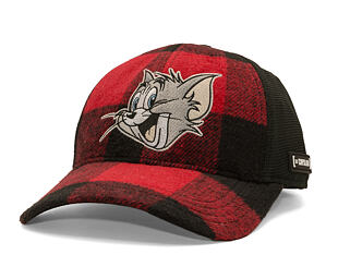 Kappe Capslab - Tom & Jerry Trucker - Tom Grin Buffalo Check - Red / Black
