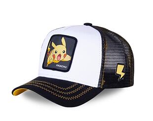 Kappe Capslab - Trucker Pokémon - Pikachu - Black / White