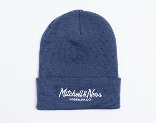 Mütze Mitchell & Ness Branded Pinscript Cuff Knit Navy