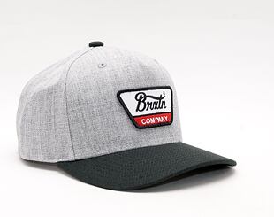 Kappe Brixton Linwood C Netplus MP Snapback - Heather Grey/Black