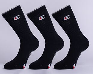 Socken Champion 3pk Crew Socks NBK/NBK/NBK