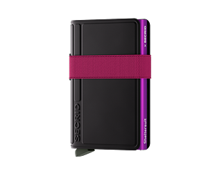 Geldbörse Secrid Bandwallet TPU Sheltersuit Black-Fuchsia