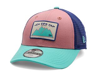 Kinder Kappe New Era - Outdoor 9FORTY TRUCKER - Pink / Teal