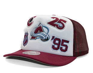 Kappe Mitchell & Ness - Gridlock Trucker - Colorado Avalanche - White