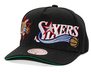 Kappe Mitchell & Ness - NBA Busted Pro HWC - Philadelphia 76Ers - Black