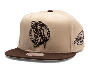Kappe Mitchell & Ness - NBA Fashion Basic 2T Snapback - Boston Celtics - Cream