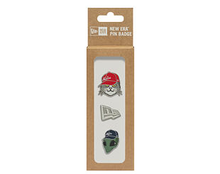 Brosche New Era - Branded 3× Cap Pin Set - Silver
