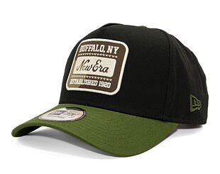 Kappe New Era - Branded Camo Patch 9FORTY A-Frame - Black / Rifle Green