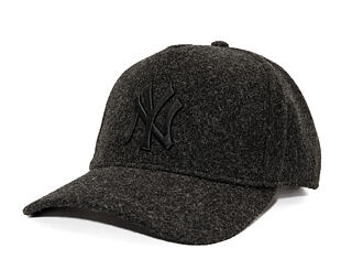 Kappe New Era - MLB Melton Wool 9FORTY A-Frame - NY Yankees - Black