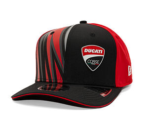 Kappe New Era - Ducati Motor Print 9SEVENTY Stretch-Snap - Black