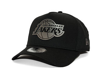 Kappe New Era - NBA Metallic 9FORTY A-Frame - LA Lakers - Black