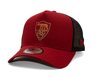 Kappe New Era -  Tonal 9FORTY Trucker - AS Roma - Pinot Red