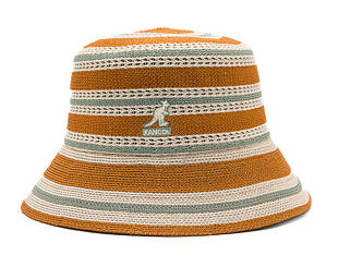 Hut Kangol - Tropic Resort Stripe Lahinch - Rustic Caramel Multi