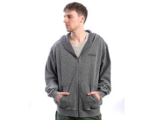 Pullover Ripngems Zip Up Hoodie (Charcoal Wash)