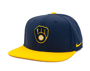 Kappe Nike - Dri-Fit Pro - Milwaukee Brewers - Midnight Navy 44B/Amarillo 78H