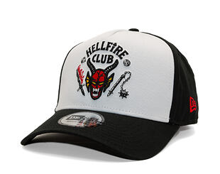 Kappe New Era - Hellfire Club 9FORTY A-Frame - Stranger Things - Black