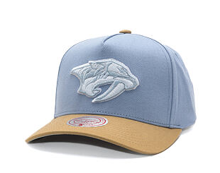 Kappe Mitchell & Ness  - NHL Frosted Peak - Pro Pinch Snapback - Nashville Predators - Blue/Green