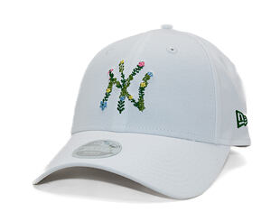 Damen Kappe New Era - MLB Floral Infill 9FORTY - NY Yankees - White