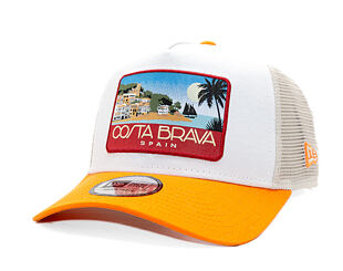 Kappe New Era - Branded Location Patch 9FORTY A-Frame Trucker - Orange