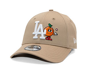 Kinder Kappe New Era - MLB Icon 9FORTY - LA Dodgers - Camel / White