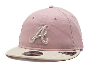 Kappe New Era - MLB Washed Tie Dye 9FIFTY Retro Crown - Atlanta Braves - Pink