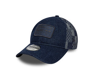 Kappe New Era - F1 Pattern Denim 9TWENTY - RED BULL F1 - Navy Blue