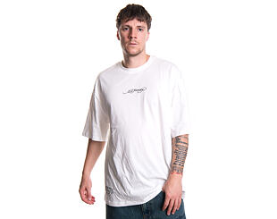 T-Shirt Ed Hardy - Mens Don Wolf Eagle Panther Relaxed T-Shirt - White