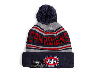 Mütze New Era - NHL Evergreen Wordmark Pom Medium Knit - Montreal Canadiens - Team Color